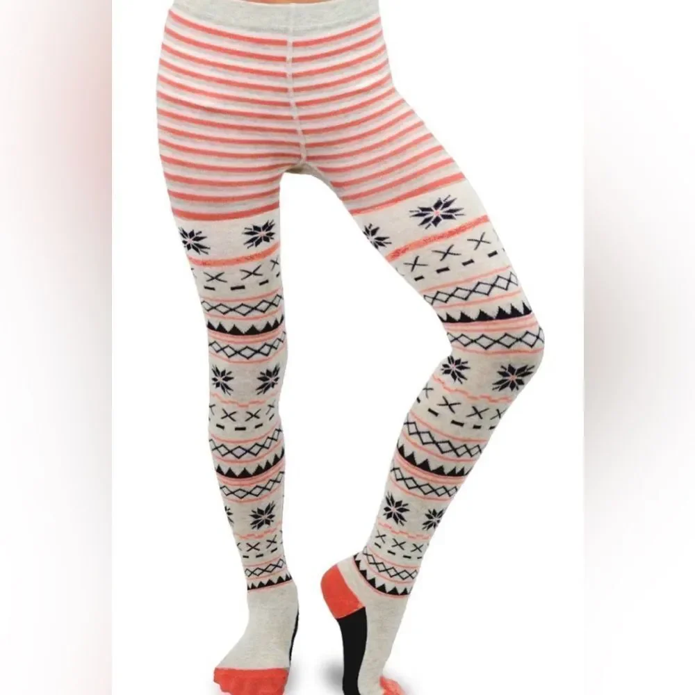 NWT TeeHee Girls 3 Pack Argyle Pattern Tights Multicolor - Size XL